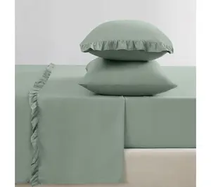 Truly Soft Solid Ruffle Full Sheet Set