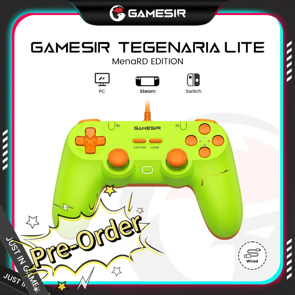 [Pre-Order] GameSir Tegenaria Lite MenaRD Collaboration Edition Wired ...