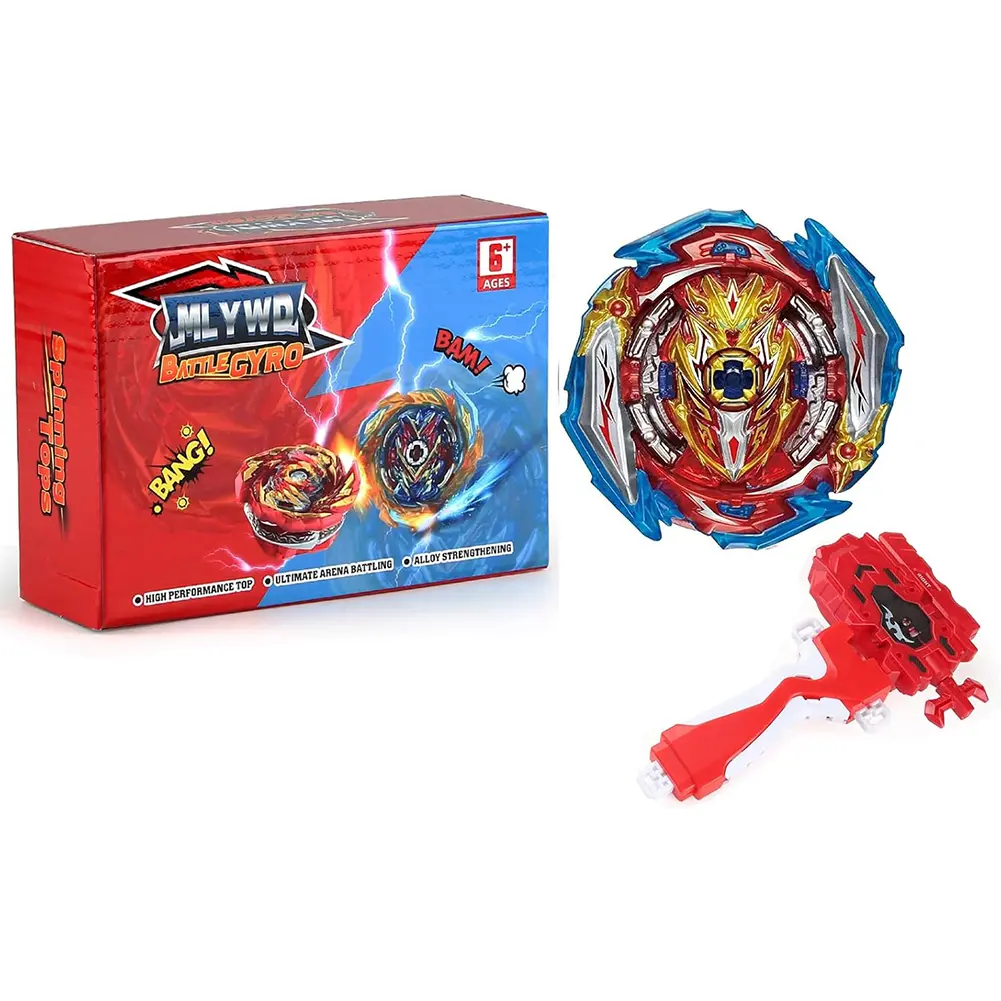 Bey Burst Battle Gyro Toy Set - PVC-Free Fantasy & Sci-Fi Ultimate Arena Battling Toy with Launcher, Arena, Ultimate Attack Pack, Unisex Gift for 6-8 Years Old Kids for Kids Interactive Games