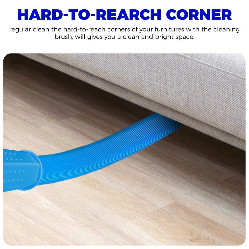 2 Pack Dryer Vent Cleaning Kit with Flexible Lint Brush and Crevice Nozzle Deep Hidden Lint Removal Improve Dryer Efficiency and Enhance Safety Multi Function Vacuuming Auto Car Vacuums