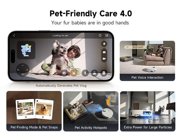 DREAME Aqua10 Ultra Roller Robot Vacuum and Mop & 30,000Pa Suction, Self-Cleaning Dock & Extending Roller Mop, Heat-Washes & Dries, Carpet Protection, AI Camera & LiDAR Avoidance Tech, Voice Control