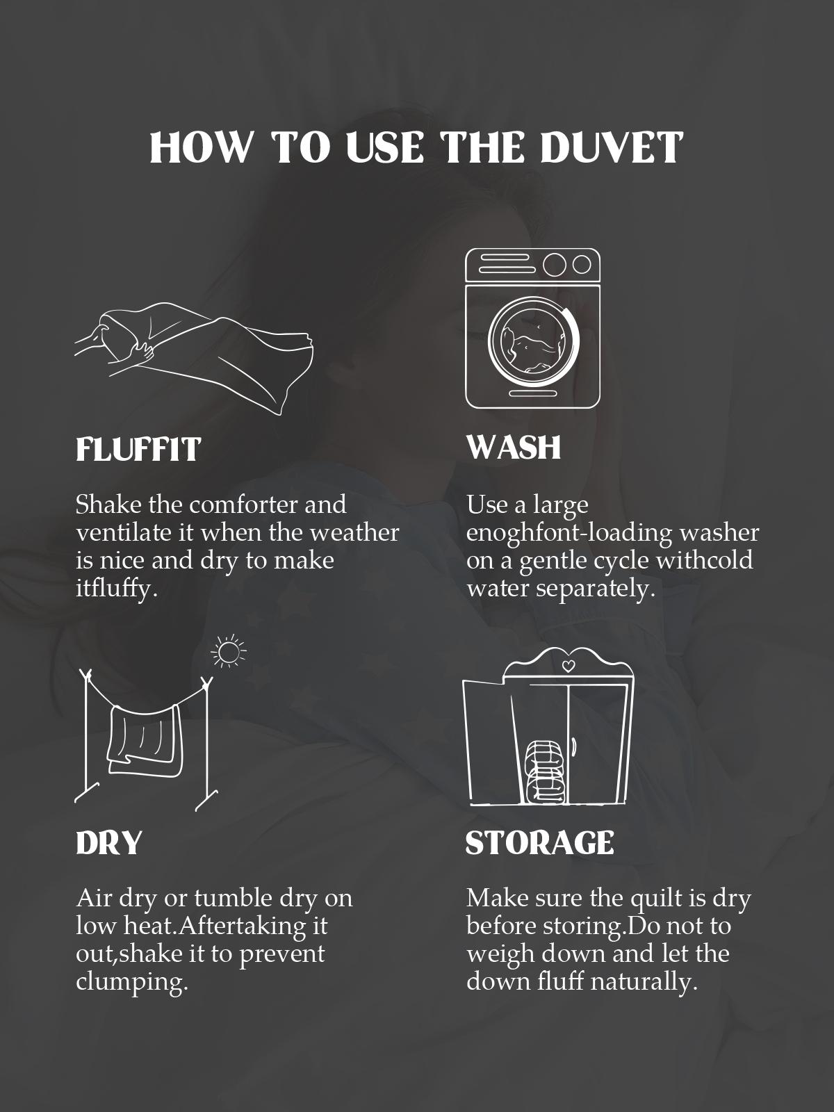 PEACE NEST Goose Down Comforter Winter Duvet Insert Heavyweight Machine Washable Premium Hotel Quality for Winter