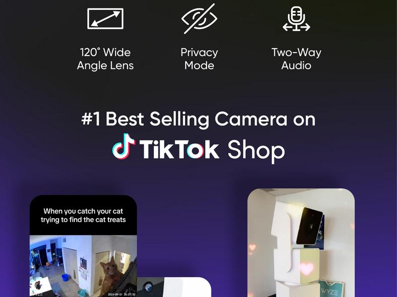 Wyze Cam Pan v3 — #1 Security Camera on TikTok! Wired, Indoor/Outdoor Pan Tilt Zoom (PTZ) w/ 360 Degree Motion Tracking, Color Night Vision, HD, WiFi Wyze Cam Pan v3 — #1 Security Camera on TikTok! Wired, Indoor/Outdoor Pan Tilt Zoom (PTZ) w/ 360 Degree Motion Tracking, Color Night Vision, HD, WiFi