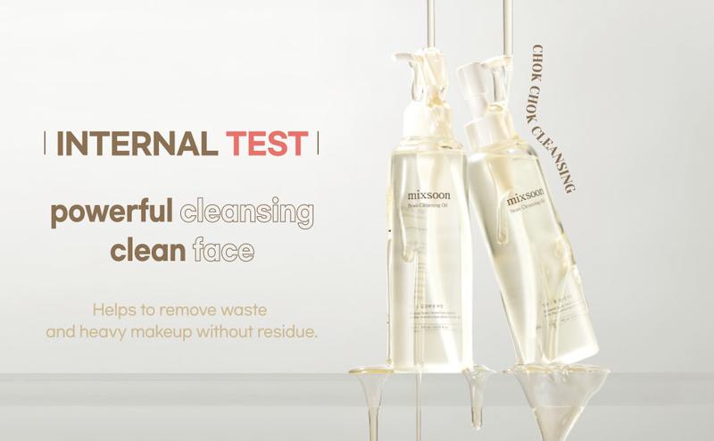 [mixsoon Official Shop] Bean Cleansing Oil Duo (6.59 fl.oz / 195ml x 2) - Daily Deep Makeup Removal for Korean Glass Skin