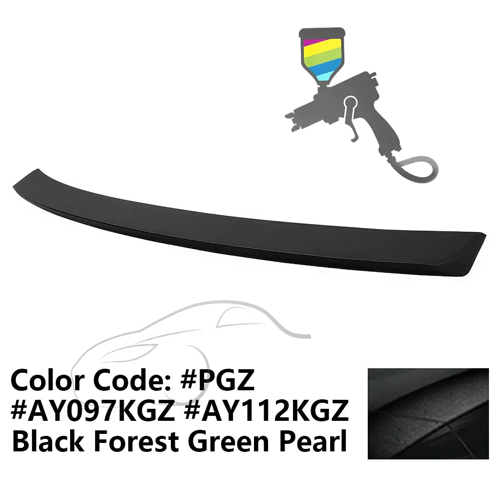 Trunk Spoiler for Chrysler 300 2011-2023 OE #PGZ Black Forest Green ABS
