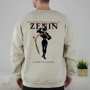 Maki Another Pierce Human On A Par With Toji SWEATSHIRT, Jujutsu Kaisen Fan Shirt, Anime Streetwear, Otaku Gift
