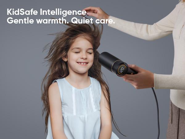 Bluvol T10 Apex Foldable Pocket Hair Dryer Ionic Kid-Safe Lightweight Portable High Speed Travel Dryer with Concentrator for Gym & Home Essentials