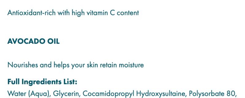 Hydrating Vitamin C Shower Oil