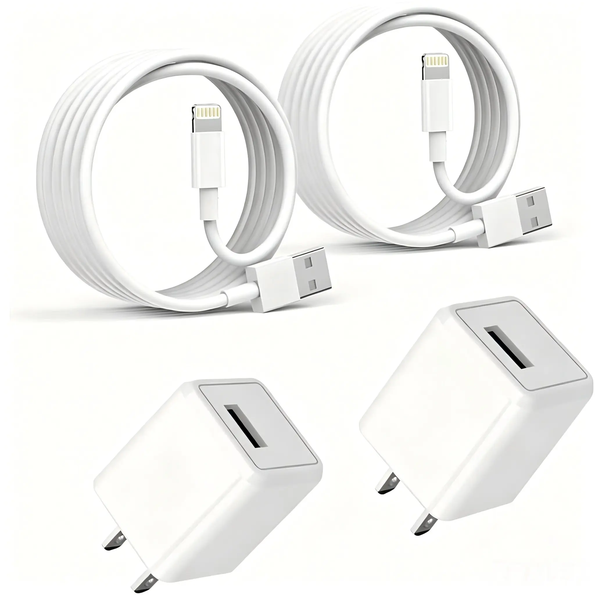 For iPhone 14 Charger,2-Pack Long Fast Charging Lightning Cord Cable USB Wall Charger Travel Plug Adapter for iPhone 14/13/12/11/Pro/Pro Max/Mini/8/7/6s Plus/XR/XS Max/SE2022/iPad
