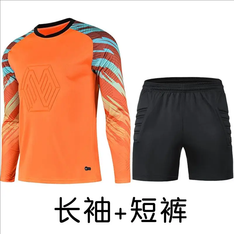 8008 Orange Long Sleeve+Shorts
