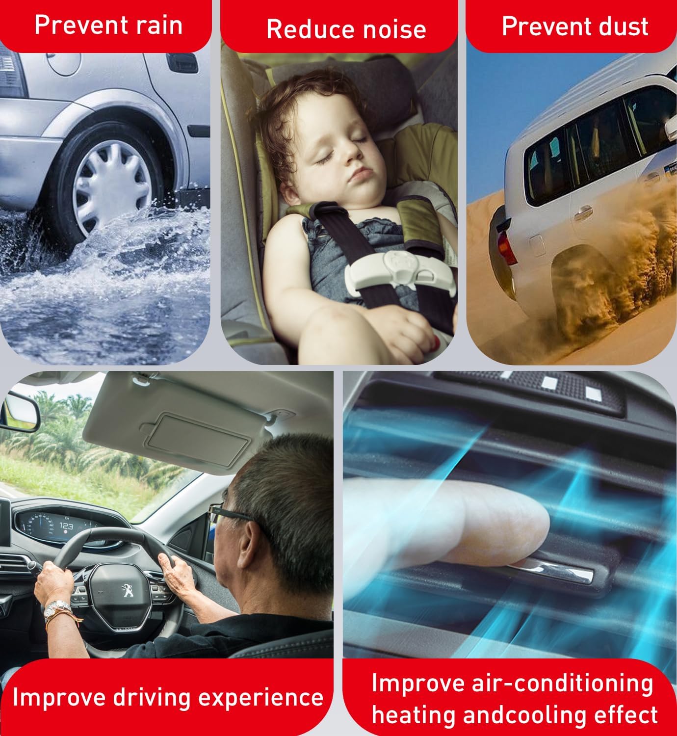 52.5Ft Car Door Seal,Thickened Rubber Automotive Weather Stripping for Hoods,Trunks,Windows,Universal Soundproof Car Weather Stripping Car Accessories for Most Car,Truck,SUV 52.5Ft Car Door Seal,Thickened Rubber Automotive Weather Stripping for Hoods,Trunks,Windows,Universal Soundproof Car Weather Stripping Car Accessories for Most Car,Truck,SUV