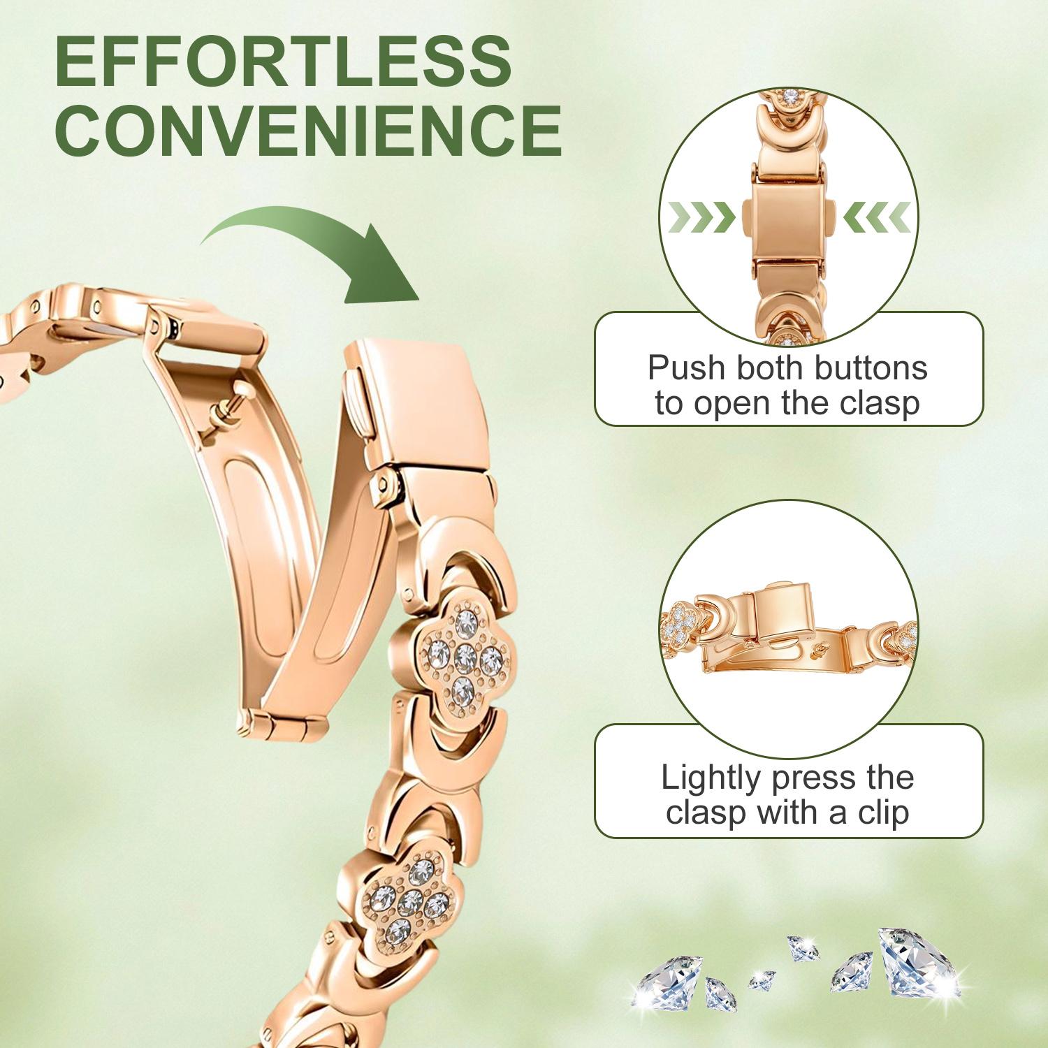 PUKEGM Copper Bracelets for Women Pure Copper Magnetic Bracelet with 3500 Gauss Effective Magnets Trendy Stack Bangle Stretch Bangle Modern Fashion Accessories Jewelry Gift