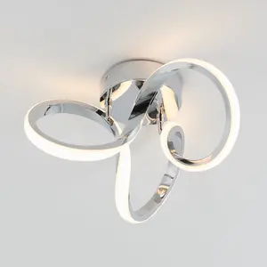 Swirl LED flush mount