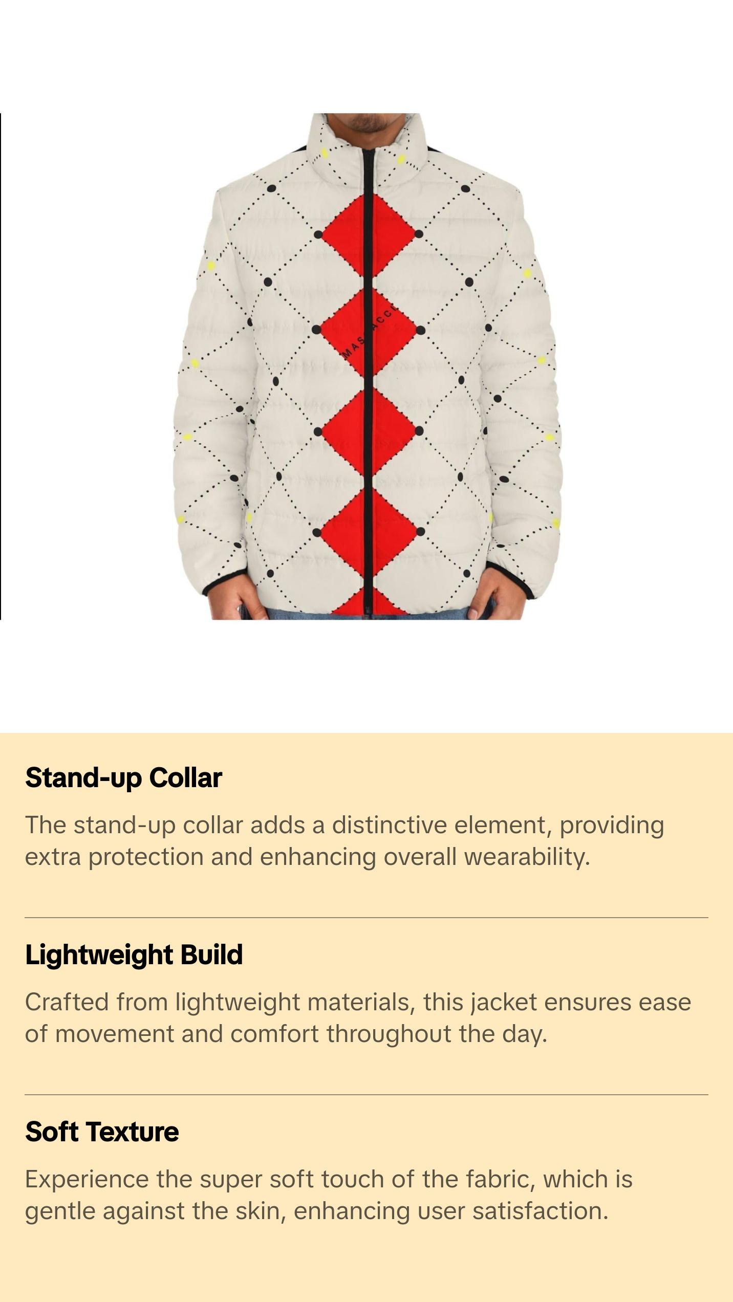 Diamond Down, Puffer Jacket