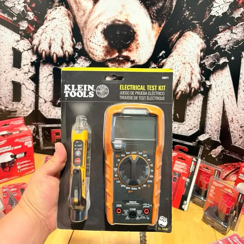 Digital Multimeter and Non-Contact Voltage Tester Set