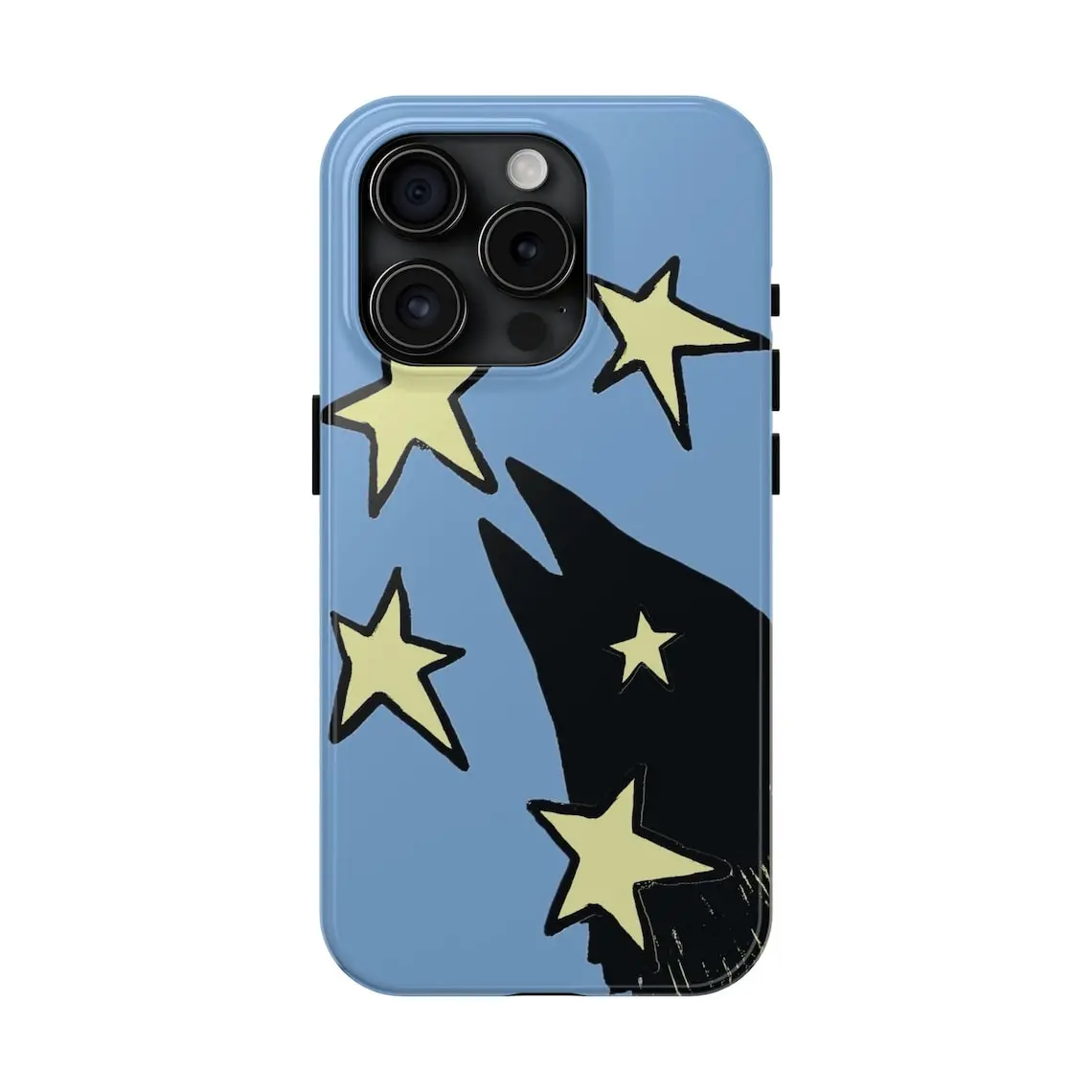 Star Raven Phone Case Y2K Crow Cute Grunge Celestial Gothic Cool Girl Gift Y1000 | Phone Case Compatible with iPhone 17 16 15 14 13 12 11 pro pro max & Samsung S25 S24 S23 S22 S21 Durable Protection Dual Layer Design Glossy