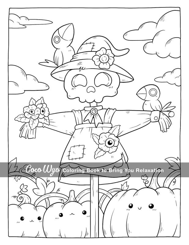 Creepy Cutie: Coloring Book for Adults and Teens Featuring Goth Kawaii and Spooky Cute Creatures of All Kinds and Many