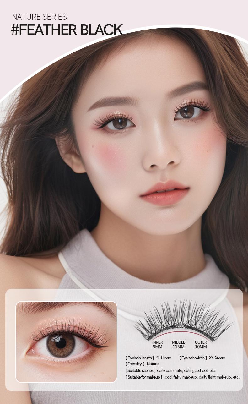 MAYSEEN Soft Magnetic Eyelashes, 11 Options, Eyelash Extensions with Applicator Kit, Reusable Magnetic Lashes, Glue-free, Waterproof, Lightweight, Fluffy Soft Magnetic Strip with Free Gifts: Eyelash Curler & Lash Setting Liquid, Gifts Pack, Cosmetic