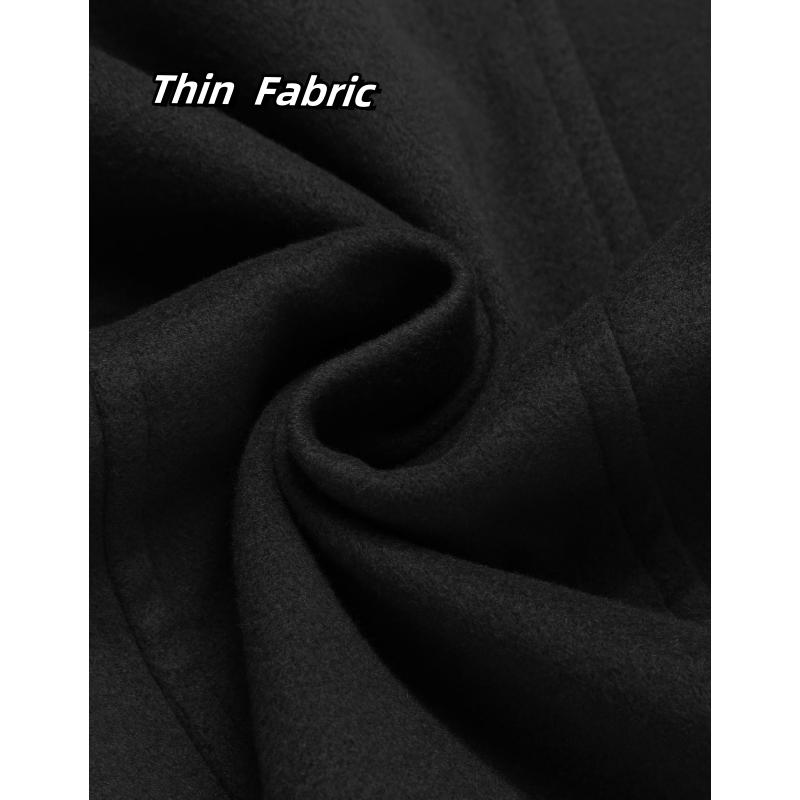 COOFANDY Fall Outfits Thin Men's Coats Double Breasted Pea Coat Winter Overcoat Short Trench Coat Notched Collar Gift Ideas COOFANDY Fall Outfits Thin Men's Coats Double Breasted Pea Coat Winter Overcoat Short Trench Coat Notched Collar Gift Ideas