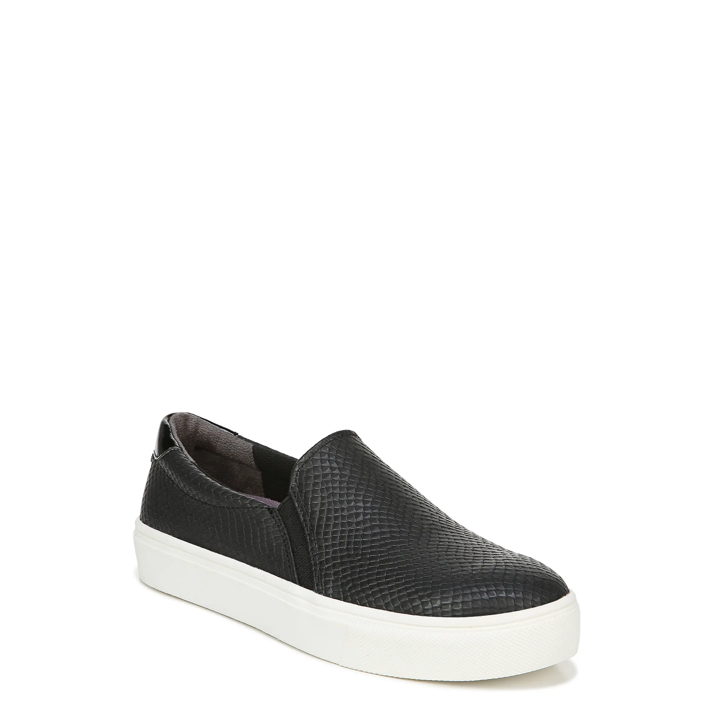 Dr. Scholl's Shoes Women's Nova Faux Leather Slip On Sneakers, Lightweight Platform Walking Shoes with Arch Support, Medium & Wide Width, Footwear, Casual Fashion Shoes