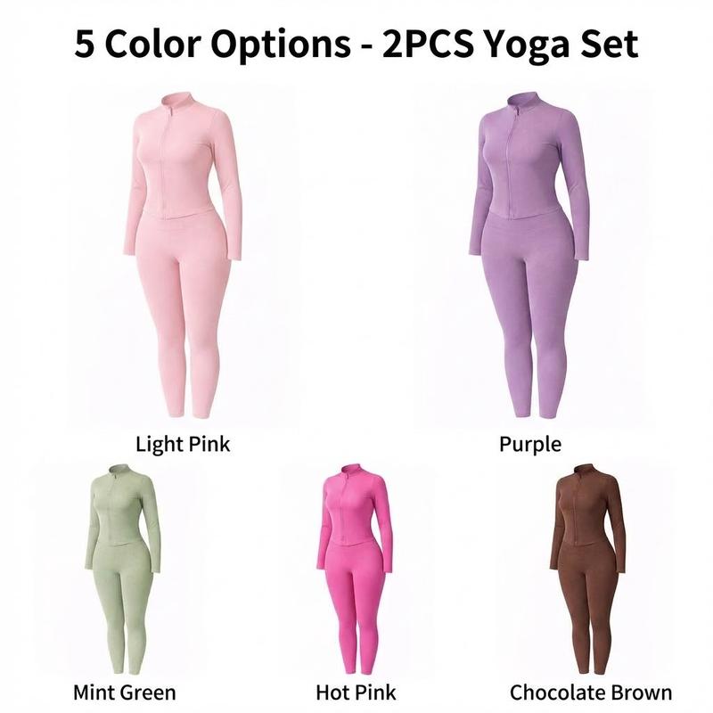 Must-Have CKG Yoga Set! Sculpting Fit + Super Breathable 2-Piece for Workout & Everyday