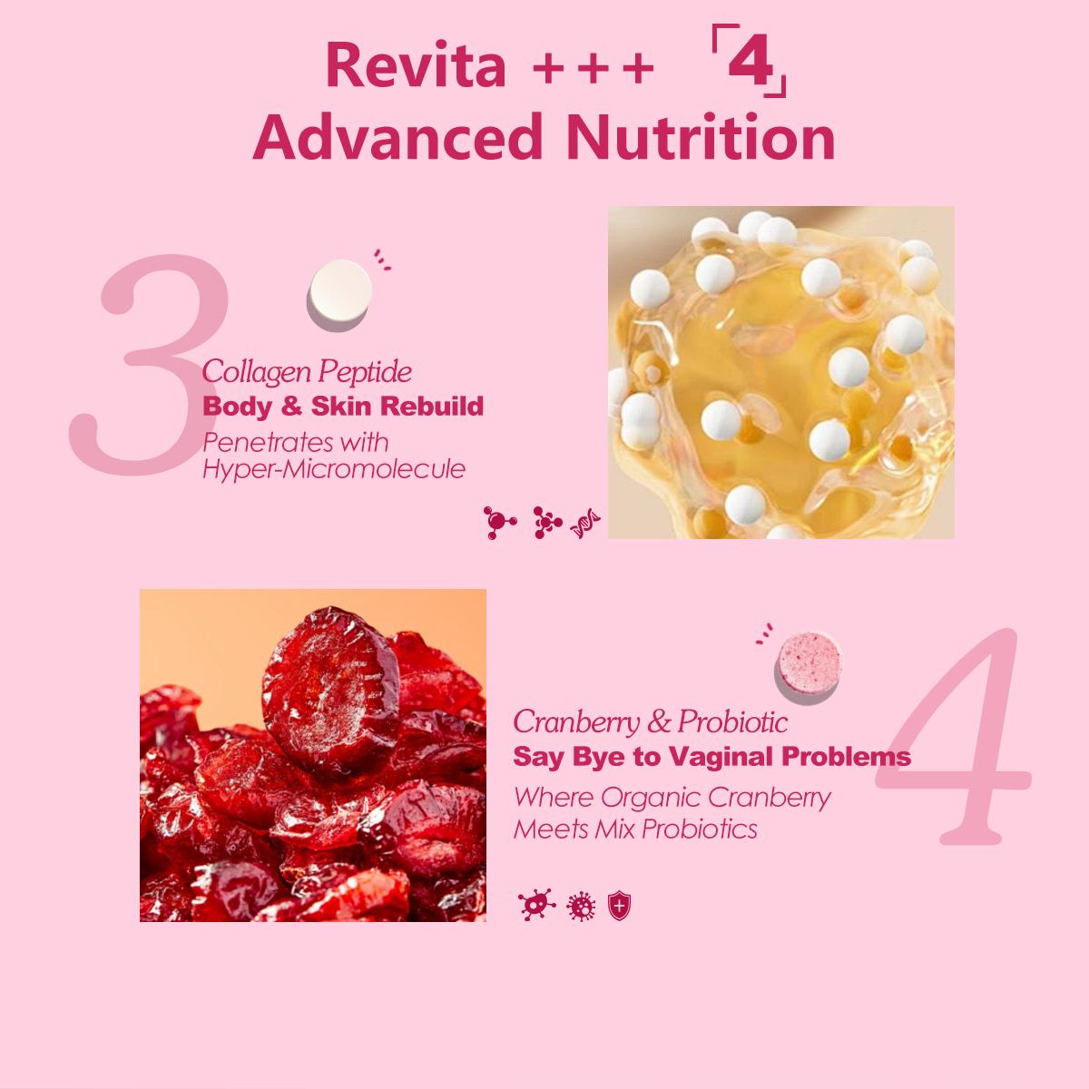 RevitaPlus Beautypack Women’s Daily Supplement | Multivitamin, Calcium, Magnesium, Cranberry, Probiotics, Turmeric, Collagen, Krill Oil | Skin, Hair, Anti-aging & Stress Support | 30-Day Wellness Pack RevitaPlus Beautypack Women’s Daily Supplement | Multivitamin, Calcium, Magnesium, Cranberry, Probiotics, Turmeric, Collagen, Krill Oil | Skin, Hair, Anti-aging & Stress Support | 30-Day Wellness Pack