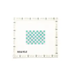 Checkered Luggage Tag Canvas
