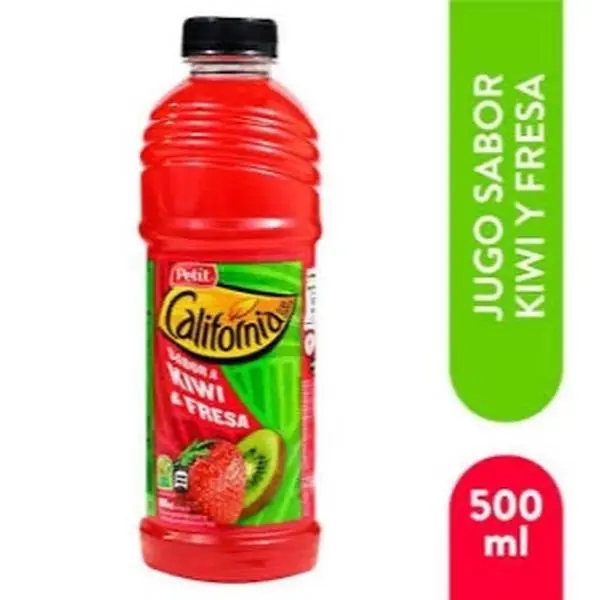 1 pack of 3 units -CALIFORNIA KIWI & FRESA- 500ml. C/u