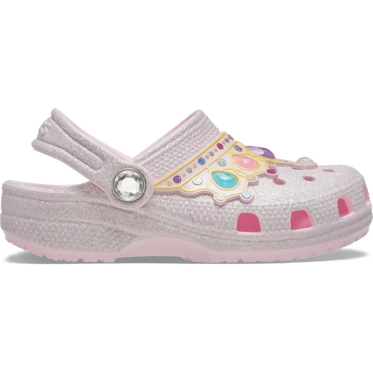 Crocs Kids Classic I AM Eva Clogs - Round Toe, Slip-On, Decorative Unicorn-Butterfly-Dinosaur Flat Shoes for Boys & Girls