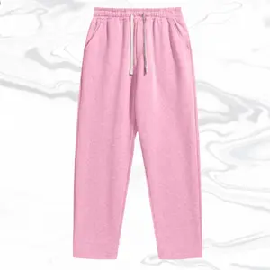 Men's Plain Wide-Leg Straight-Cut Sweatpants, Drawstring Waist, Subtle Understated Design, Relaxed Energetic Vibe for Mature-Casual Aesthetic, Drapey Fabric, Wide-Leg Pants,summervibes