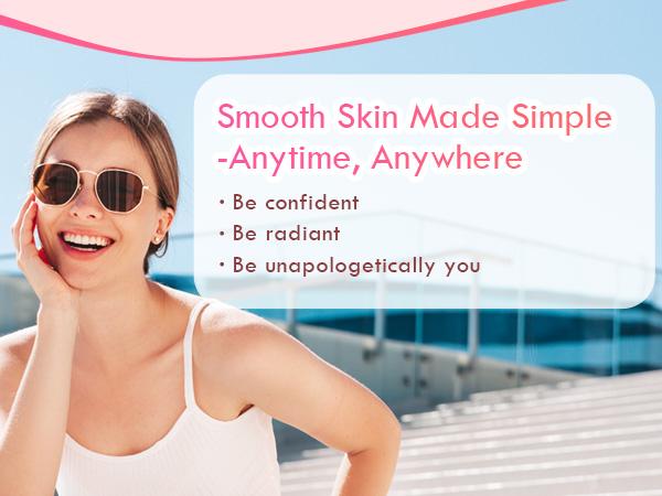 Donper Bikini Trimmer for Women, 2 in 1 Electric Razors for Shower&Travel, IPX7 Waterproof Pubic Hair Remover for Underarm, Legs & Bikini Area, Painless Razor,Hypoallergenic Foil & Ceramic Blades