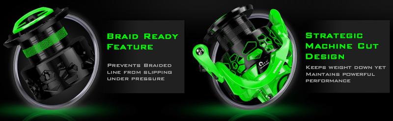 KastKing Zephyr Spinning Reel,/Ice Fishing,7+1/6+1BB Smooth Powerful Fishing Reel, Fresh & Saltwater Fishing Reel, Oversized Stainless Steel Main KastKing Zephyr Spinning Reel,/Ice Fishing,7+1/6+1BB Smooth Powerful Fishing Reel, Fresh & Saltwater Fishing Reel, Oversized Stainless Steel Main