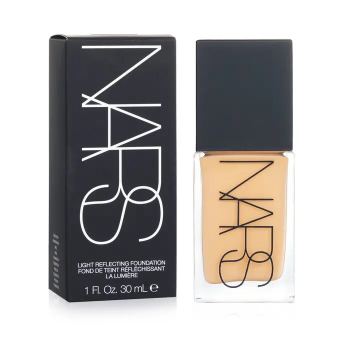 NARS Light Reflecting Flawless Base Foundation - Vienna (Light 4.5), Sensitive Skin Makeup with Lightweight Formula, Buildable Concealer Coverage, Lightweight Formula Foundation
