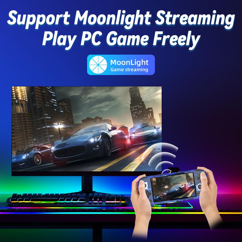 ANBERNIC RG556 Handheld Game Console Unisoc T820 Android 13 5.48 inch AMOLED Screen 5500mAh WIFI Bluetooth Retro Video Players RG556 The Best Gift ANBERNIC RG556 Handheld Game Console Unisoc T820 Android 13 5.48 inch AMOLED Screen 5500mAh WIFI Bluetooth Retro Video Players RG556 The Best Gift