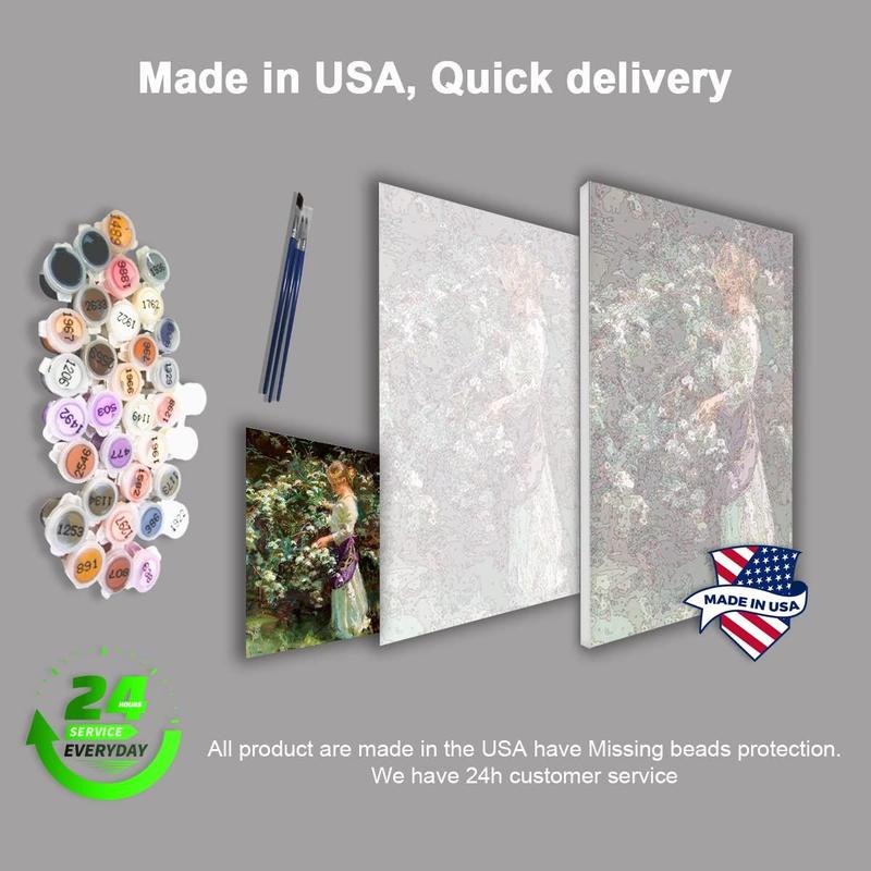 Custom Paint by Number Kit from Photos Personalize Canvas for Beginners DIY Adults Digital Oil Painting Kits Make Your Own Picture for Wall Decor Family Friend Lover Easy to Use Perfect Gift