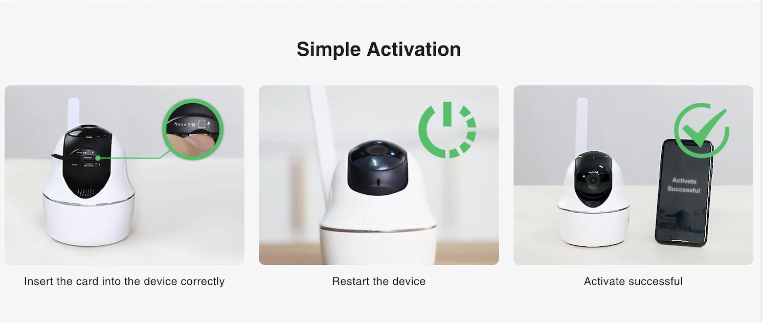 EIOTCLUB Prepaid SIM Card Triple Play - Supports Verizon AT&T T-Mobile for Security Trail Cameras Unlocked IoT Devices Cellphone Data Only