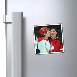Heated Rivalry Refrigerator Photo Magnet Square Photo Refrigerator Magnet, Custom Picture Magnet