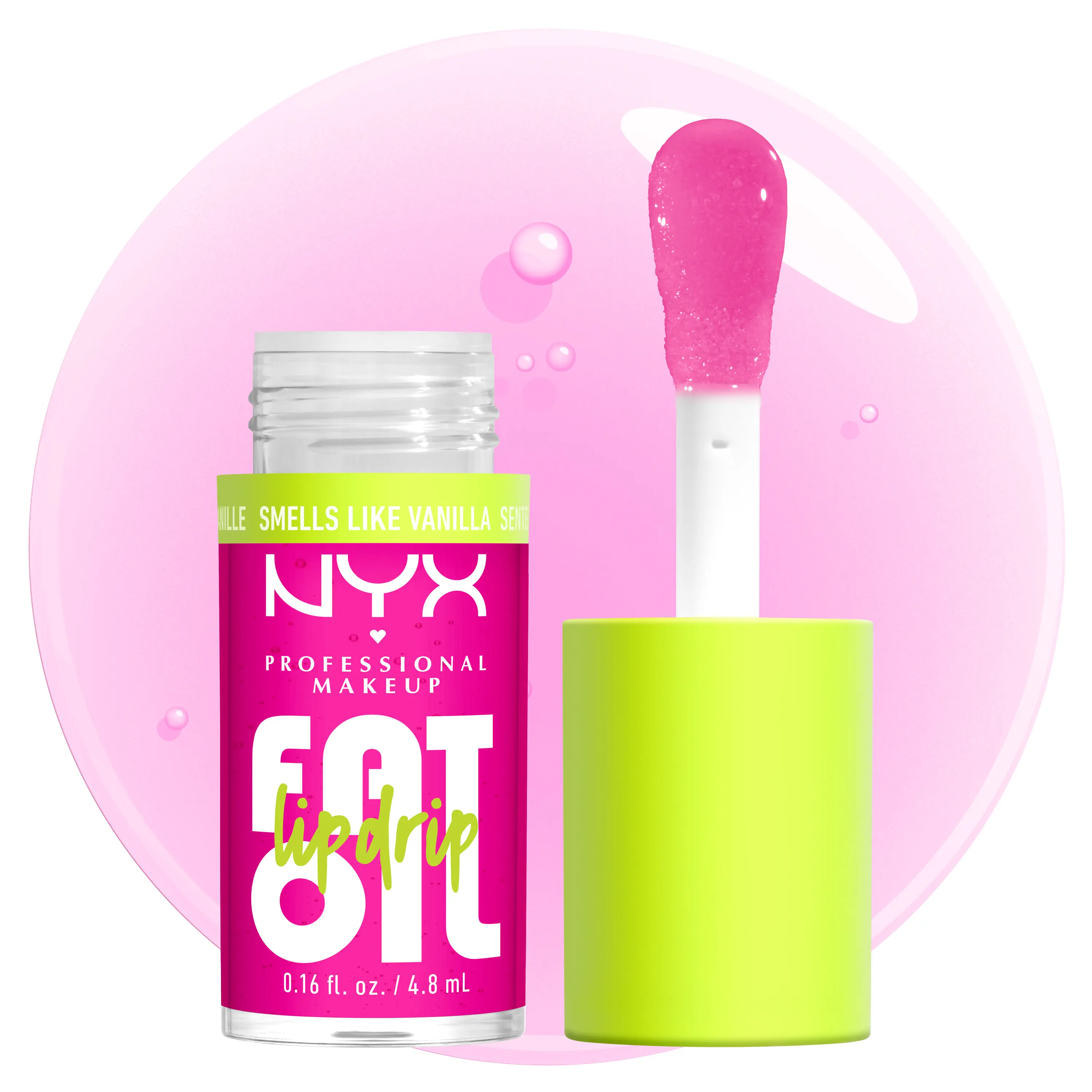 NYX Professional Makeup Fat Oil Lip Drip, Moisturizing, Shiny and Vegan Tinted Lip Gloss