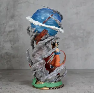 DBZ Premium Anime Figure Glowing Display Collectible Creative Holiday Decor Perfect Birthday Gift for Boyfriend High-Quality Materials Vivid Details Luminous Base