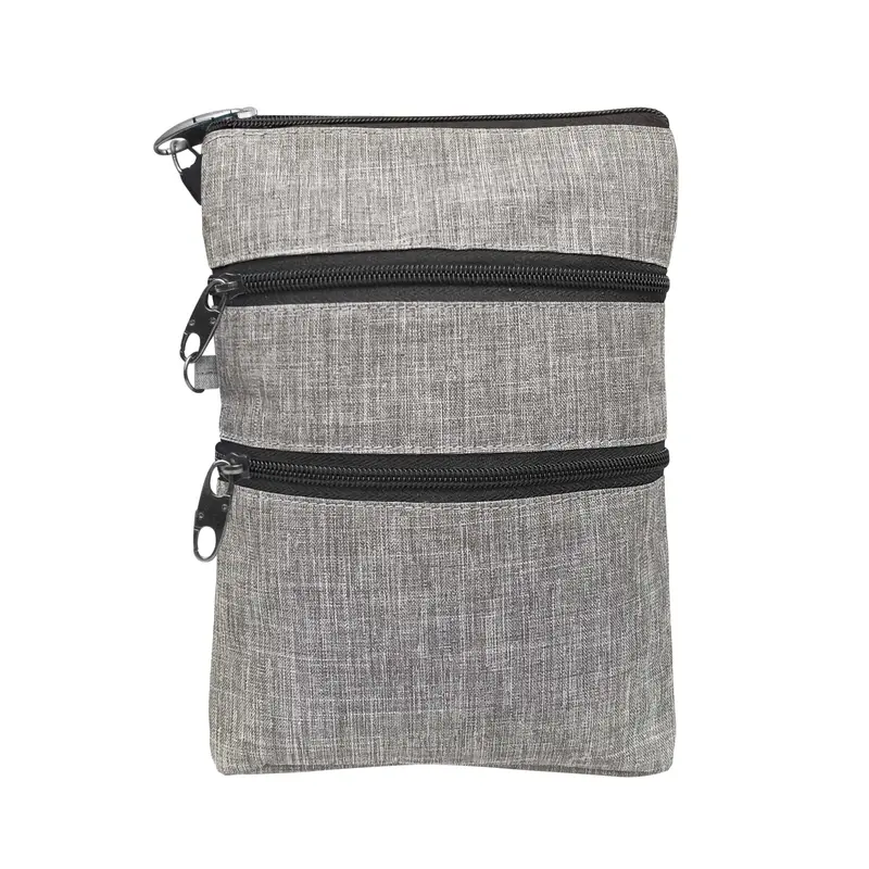 Nupouch Anti-theft 3 Zipper Crossbody