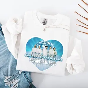 (SALE UP TO 40%) Backstreet Boys Millennium Heart Sweatshirt, Into The Millennium Tour Hoodie, Retro BSB Fan Merch Gift