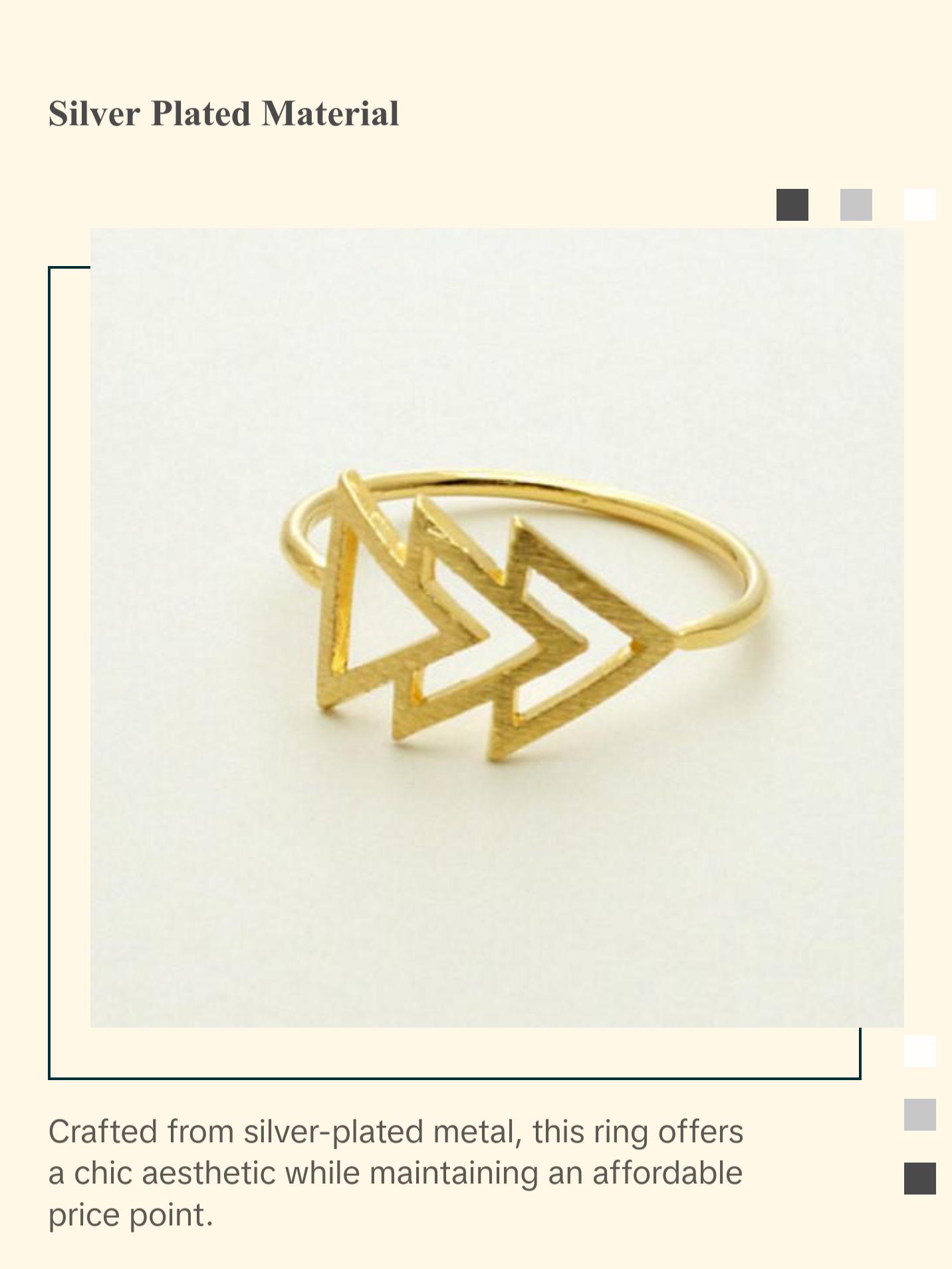 Triangle Ring - Midi Rings