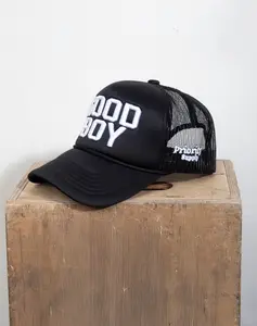 Good Boy Trucker Hat-Black