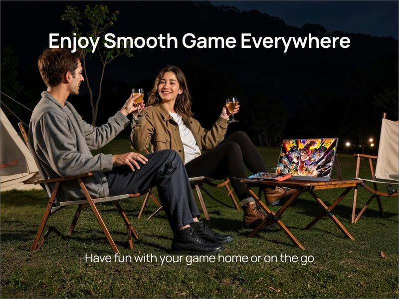 ARZOPA 16.1" Portable Gaming Monitors – 180Hz 1440P QHD / 144Hz 1080P FHD – Ultra Slim External Display for Laptops Gaming PC PS5 Xbox Mac with Built-in KickStand & Dual Speakers – Gray