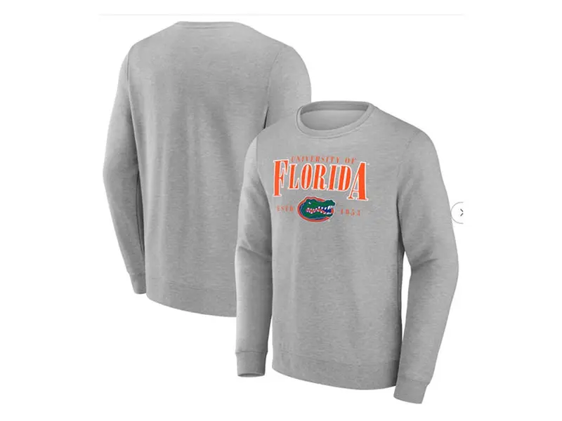 Florida Football Fleece Pullover Sweatshirt, Football Fans Sweatshirt, Womenswear, Menswear, Unisex Apparel