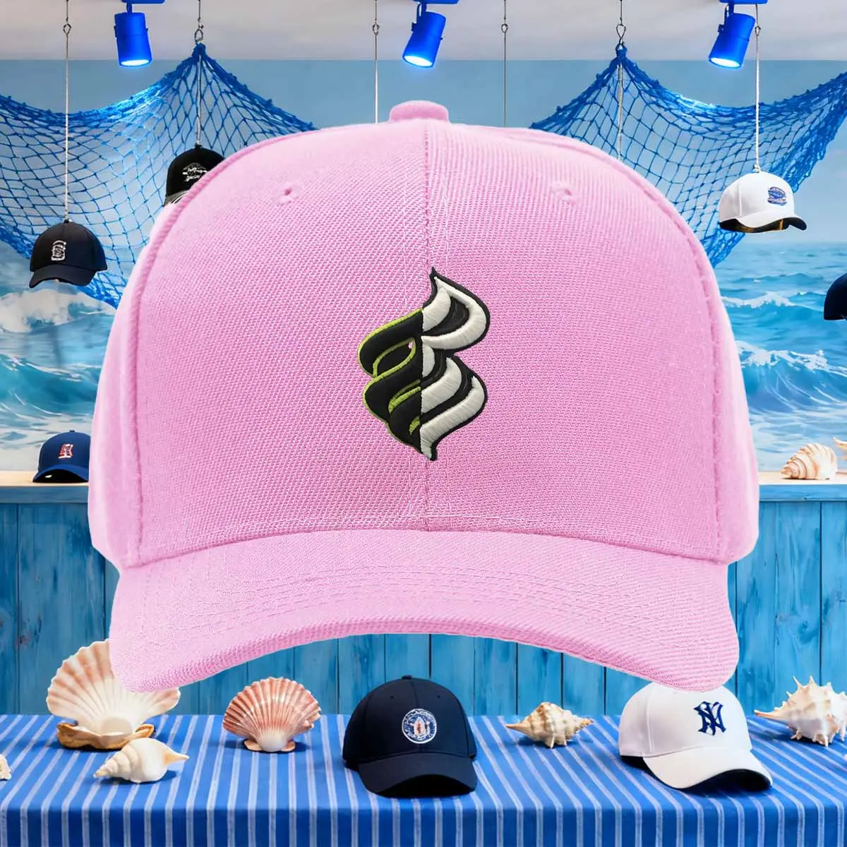 Rocawear Baseball Cap Hat  SnapBack OSFM Baseball Cap Outdoor leisure hat Retro Fun Truck Driver Baseball Hat