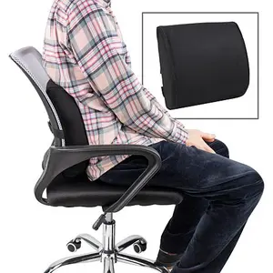 Mind Reader Ergonomic Lower Back Cushion Office Chair Memory Foam