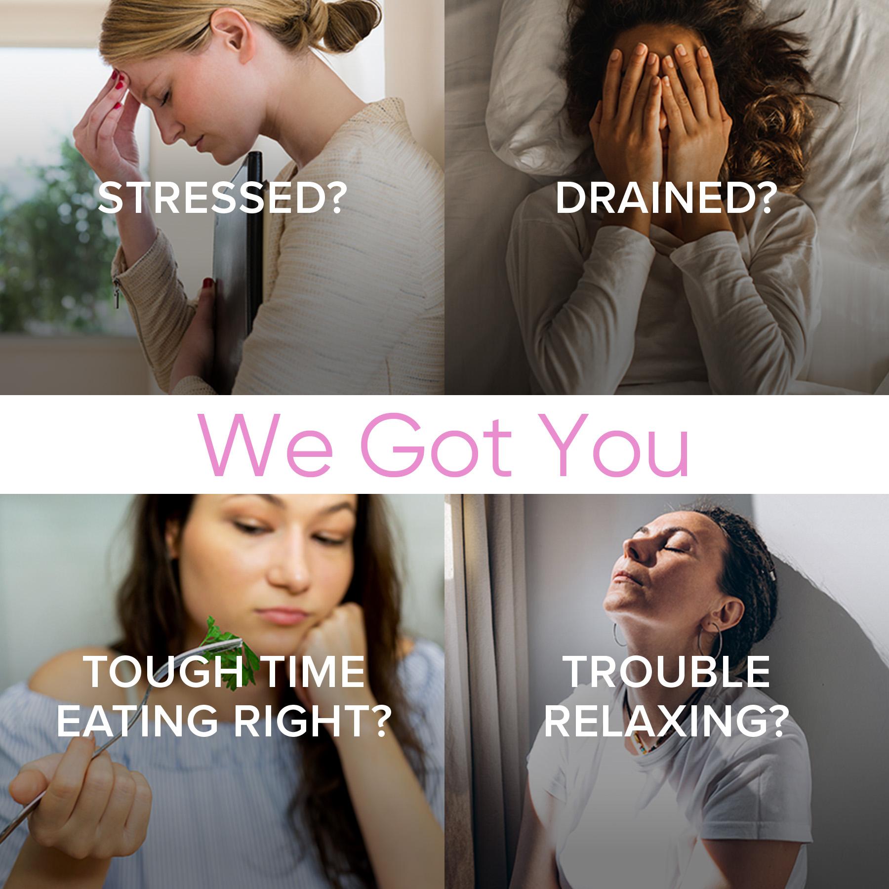 GNC 2-Pack Bundle For Women: Women's 30+ & 50+ Vitapak, Stress Support, Beautiful Skin, Bone Health & Omega-3s, Dietary Supplement, Natural Ingredient, Spring Glow Up