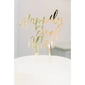 Happily Ever After Acrylic Cake Topper