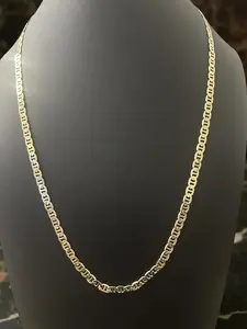 24" 5mm Mariner Chain – 14K Gold Filled Over Brass Anchor Link Necklace